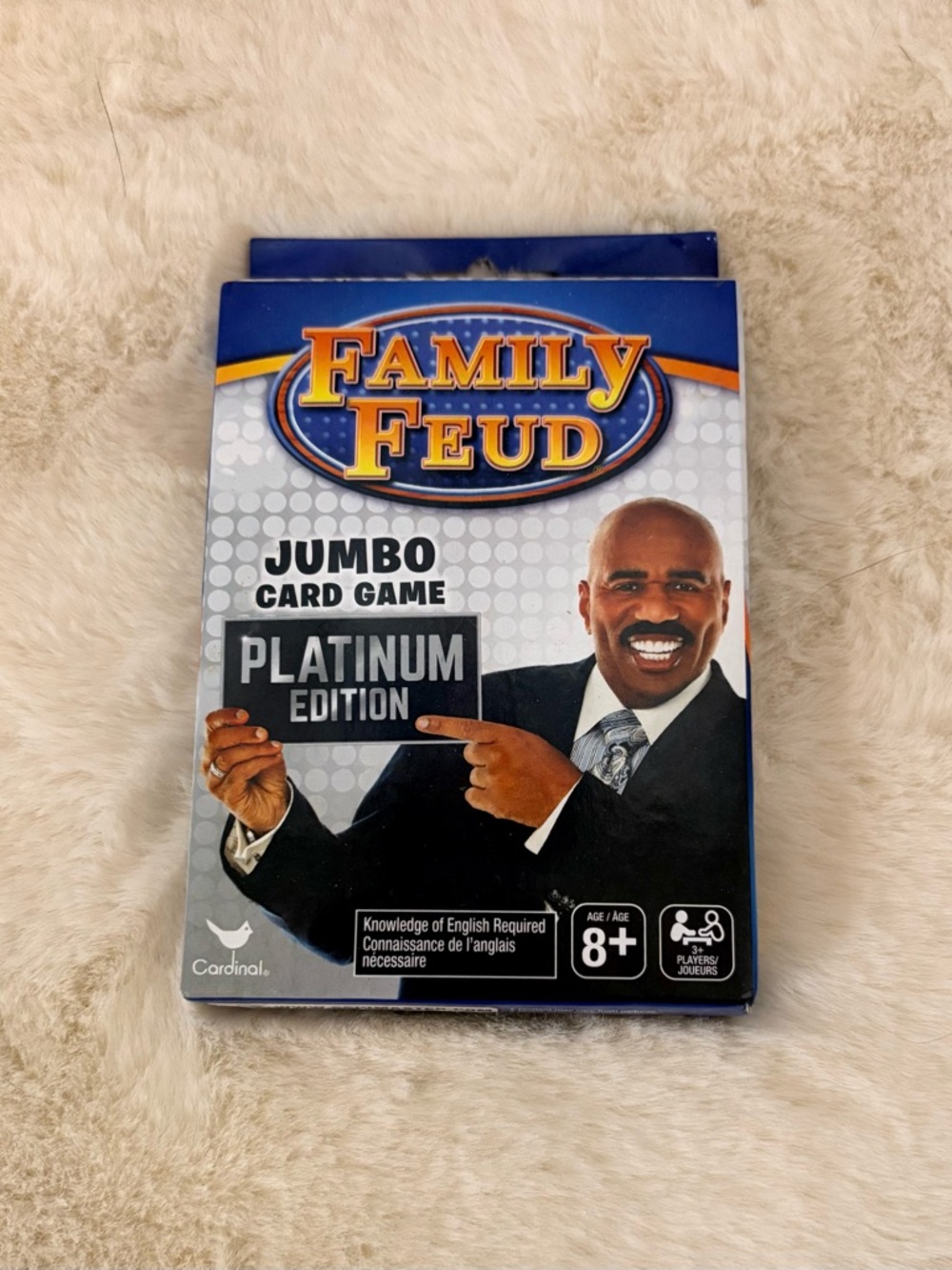 Family Feud Jumbo Card Game Platinum Edition
